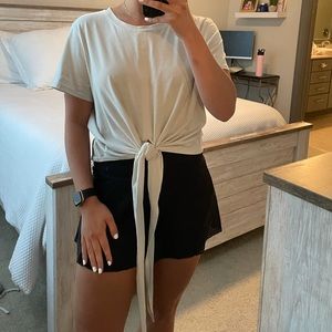 Lululemon tie crop top
